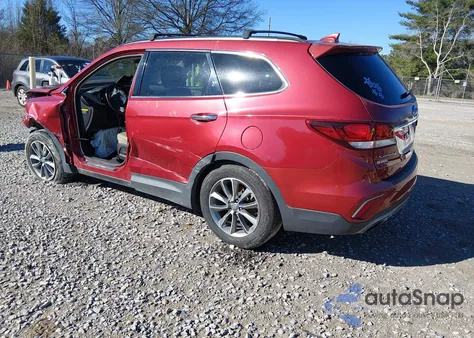 2017 Hyundai Santa Fe Se from USA, damaged, VIN KM8SN4HF4HU248388